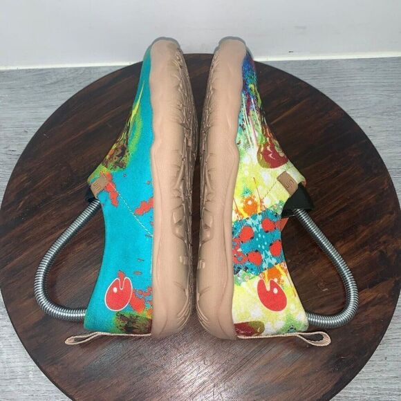 UIN Women’s 5.5 Slip On Shoes Canvas Comfortable Loafers Slip On "Butterfly" - Picture 10 of 11